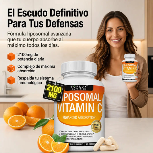 Vitamina C Liposomal 2100mg — Absorción Superior para tus Defensas