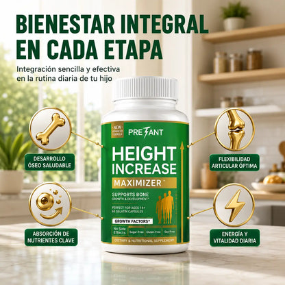 Height Maximizer Pro – Fórmula Nutricional para el Crecimiento y la Salud Ósea