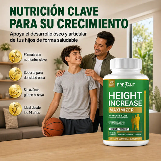 Height Maximizer Pro – Fórmula Nutricional para el Crecimiento y la Salud Ósea